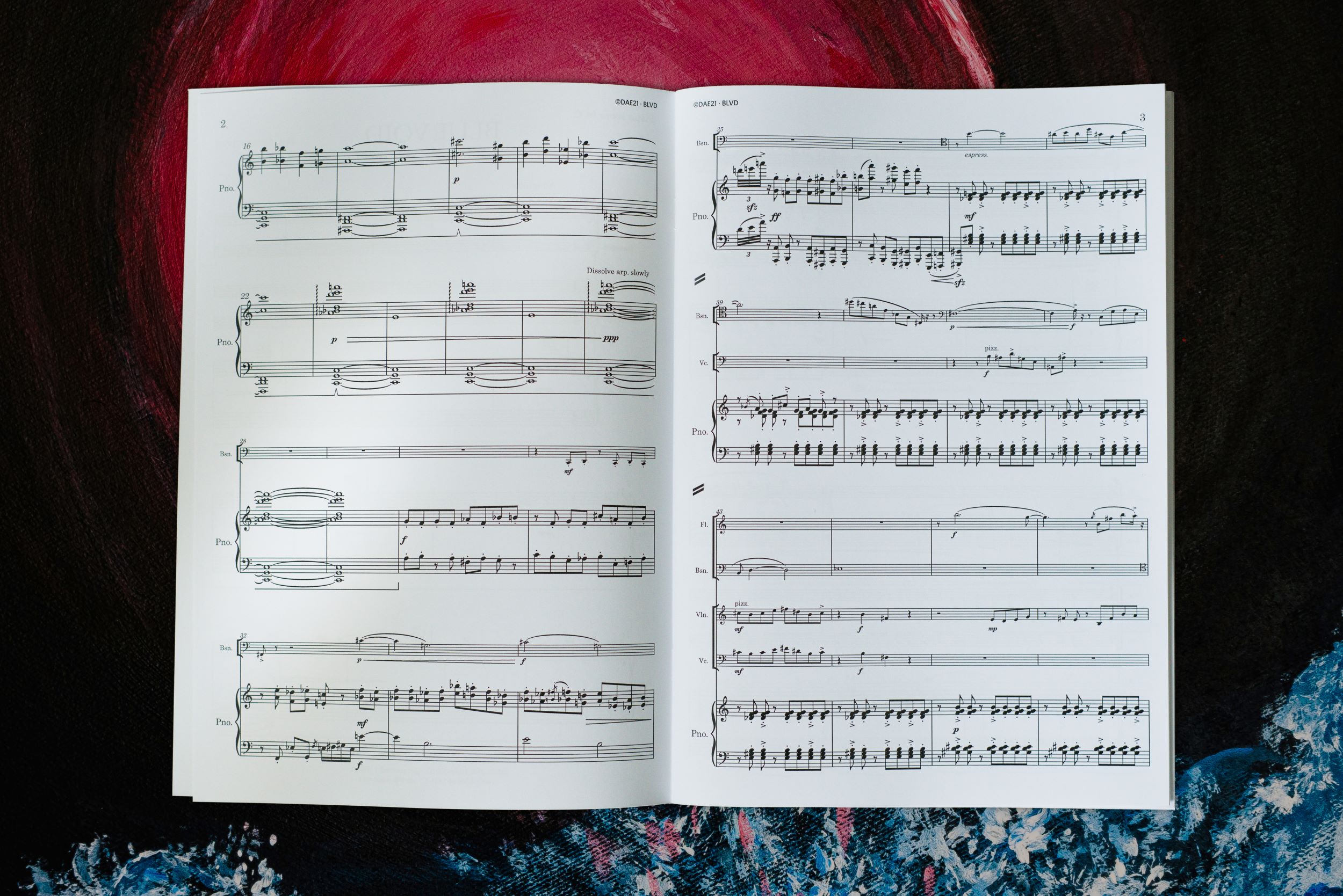 Preview of the piano score (score in C)